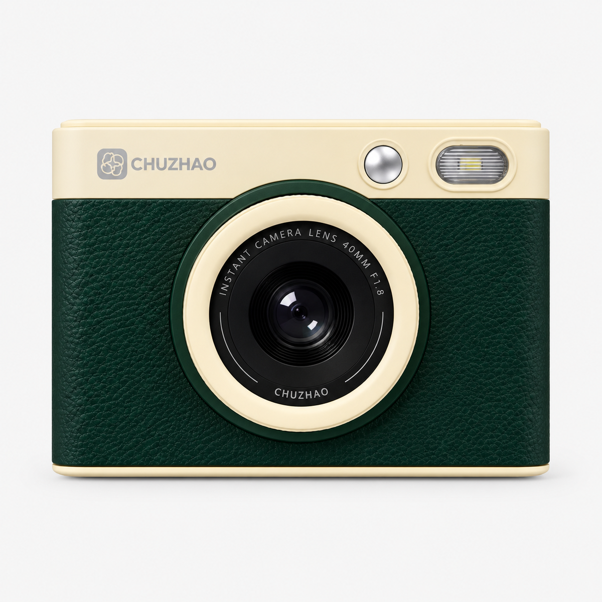 CHUZHAO compacte camera in crème en donkergroen