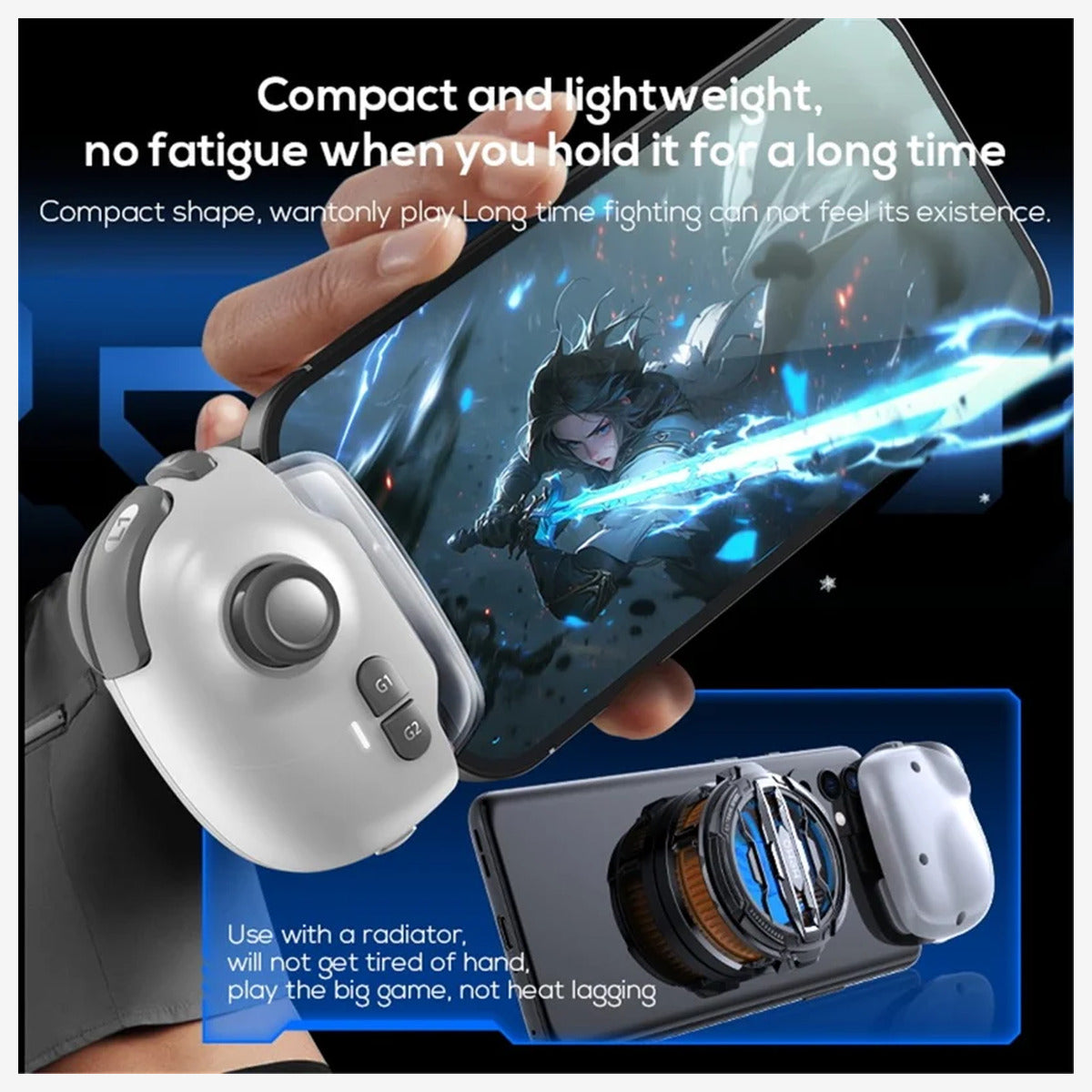 MEMO MB03 Pro controller wit – in gebruik