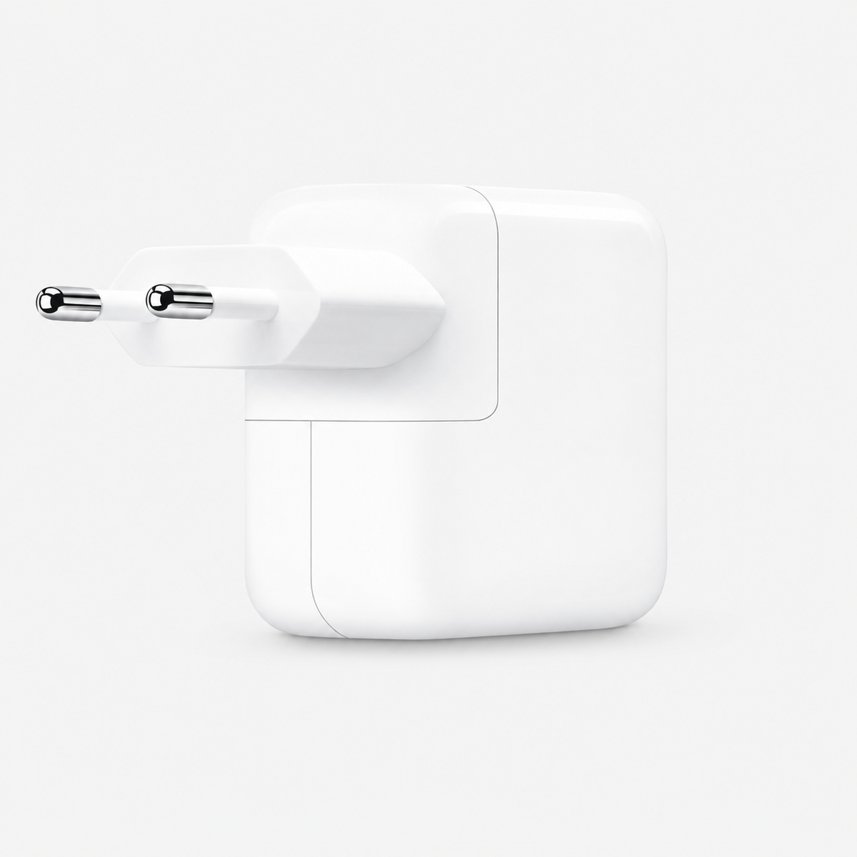 USB-C Lichtnetadapter 35W | Twee poorten | Wit | Extra aanzicht 3