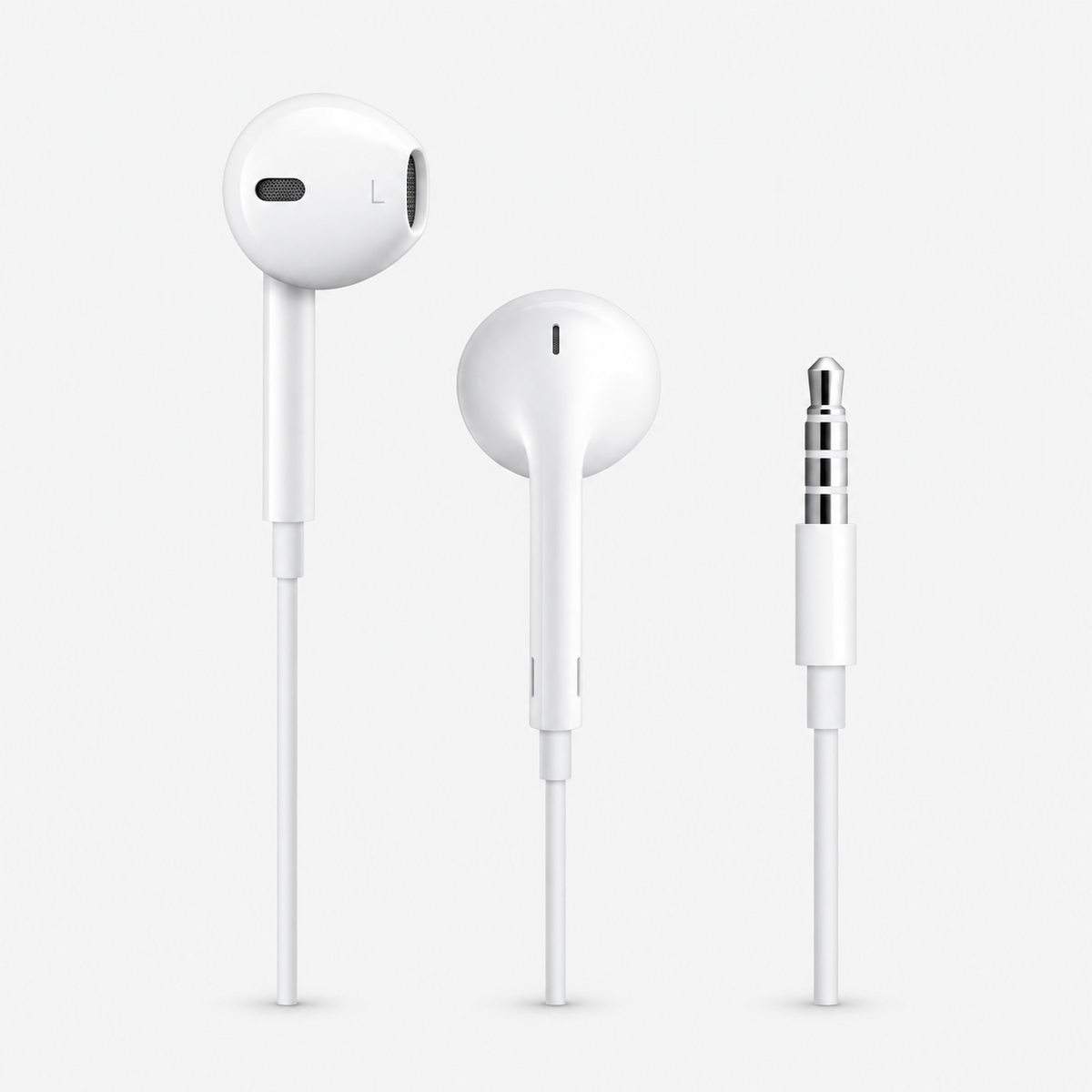 Bedrade Oortjes | 3,5 mm | Wit