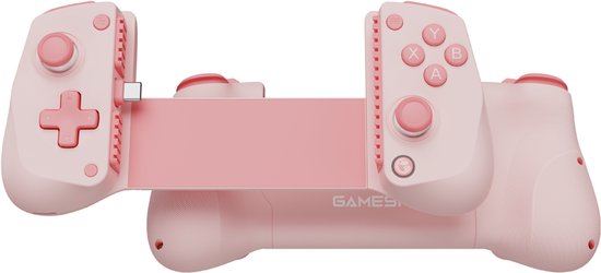 GameSir X5 Lite roze met smartphone