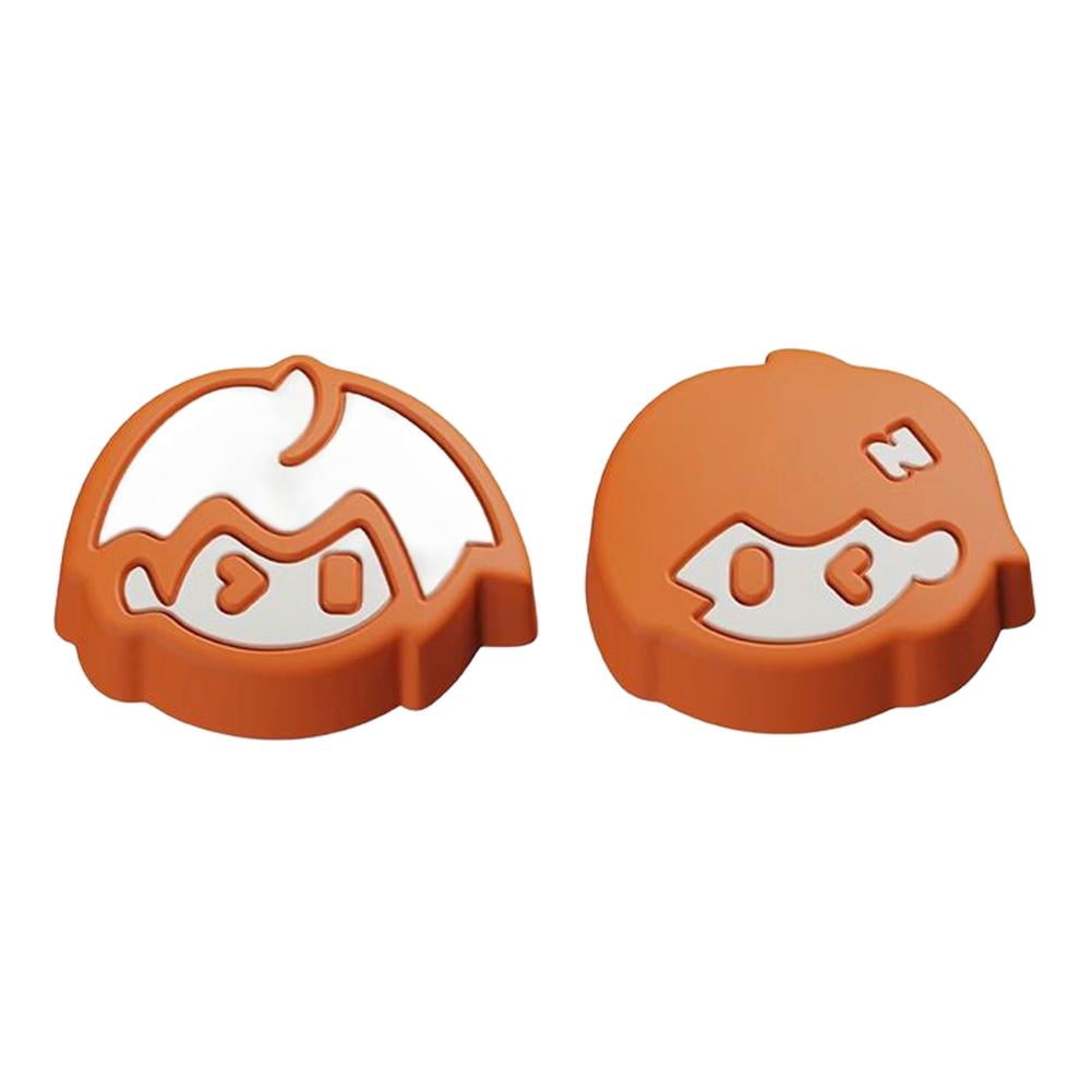 Twee oranje AC21 thumbstick doppen voor de GameSir X5-serie