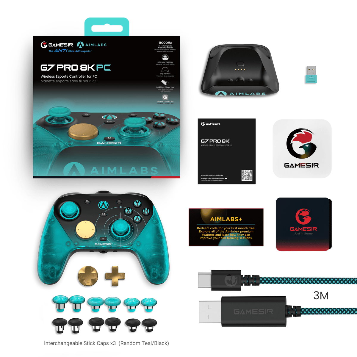 GameSir G7 Pro 8K Aimlabs Edition officiële productfoto 7