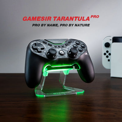 GameSir Tarantula Pro zwart op transparant oplaadstation