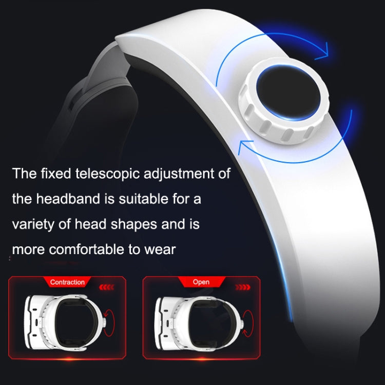 VR Shinecon G02EF wit – verstelbare hoofdband