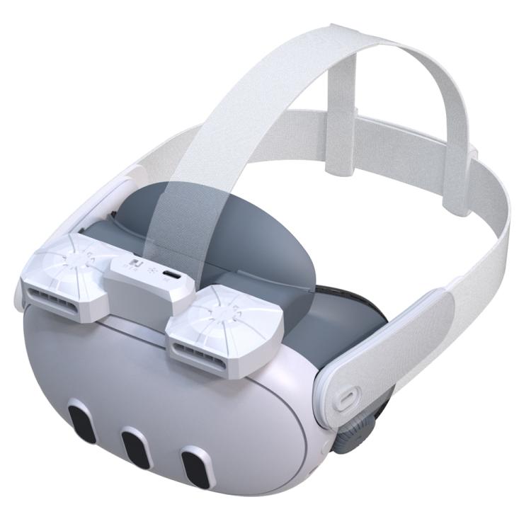 FIIT VR X3 Max gezichtsinterface – gemonteerd op Meta Quest 3