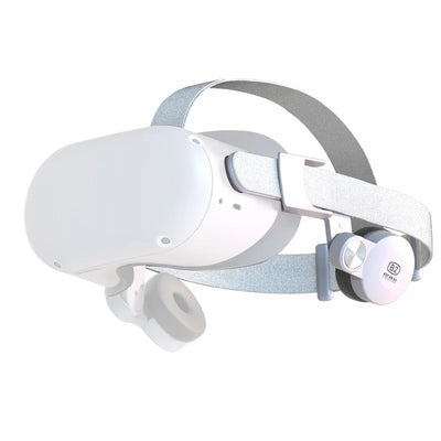 FIIT VR B2 oorstukken voor Quest 2, gemonteerd zij