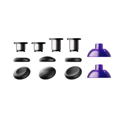 LeadJoy Magic Cap No. 2 complete set zwarte joystickdoppen