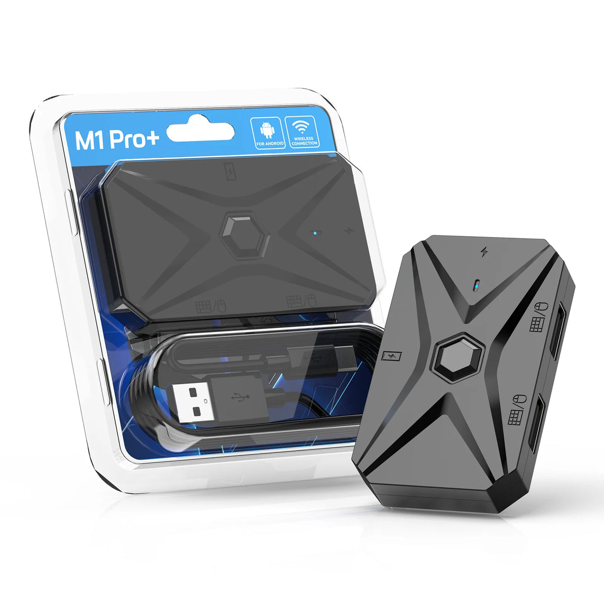 Gamwing M1 Pro+ adapter met productverpakking