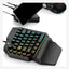 ZIYOULANG K1 gamekeypad schuin aanzicht met RGB-verlichting