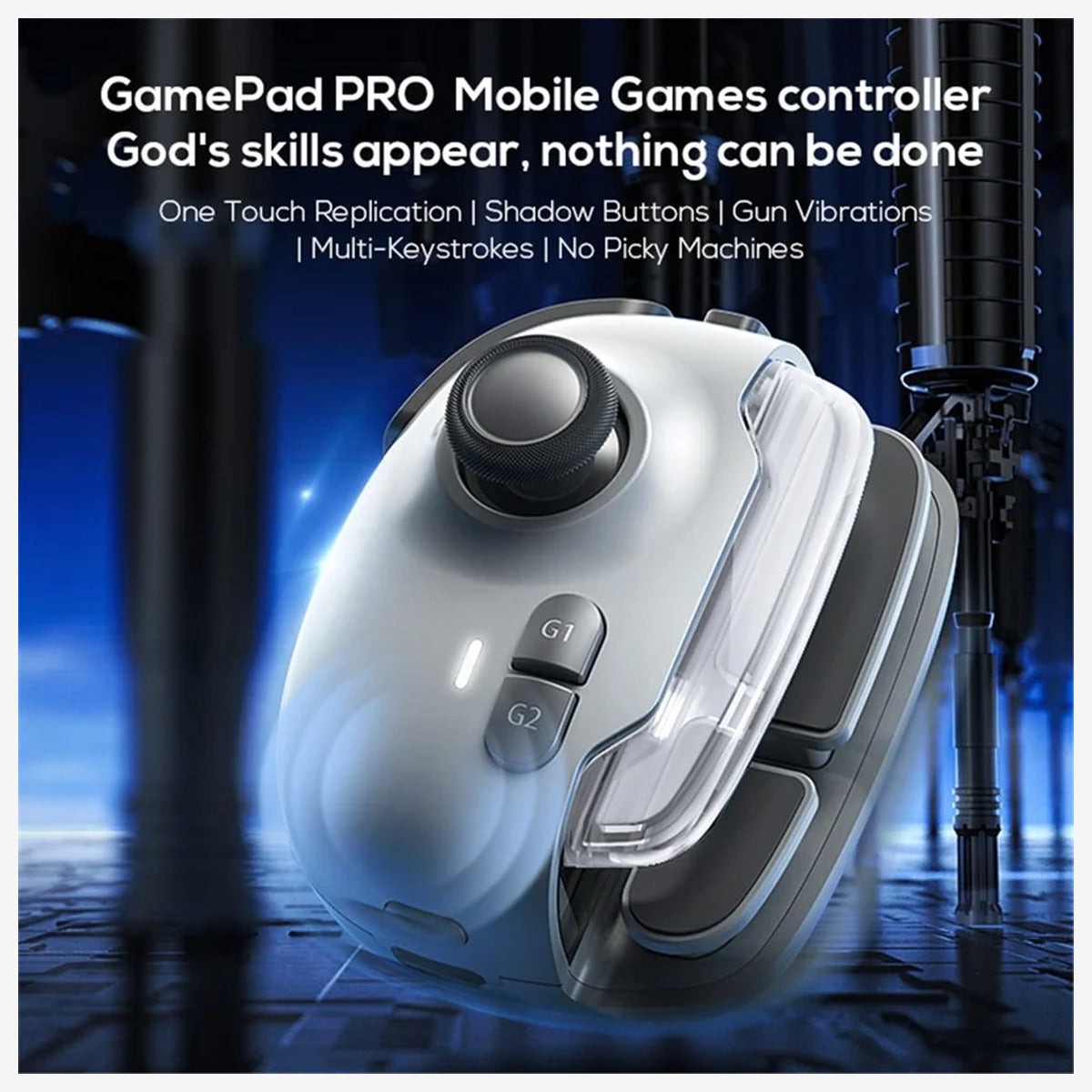 MEMO MB03 Pro controller wit – perspectief