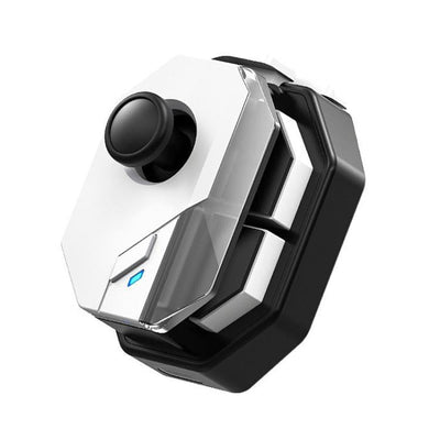 MEMO MB02 mobiele gamecontroller wit met zwart, vooraanzicht