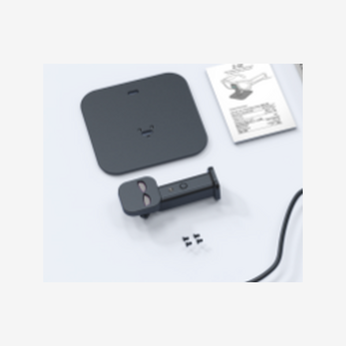 Z-02 laadstation voor Ray-Ban Meta bril – metalen basis, laadcradle en bevestigingsschroeven