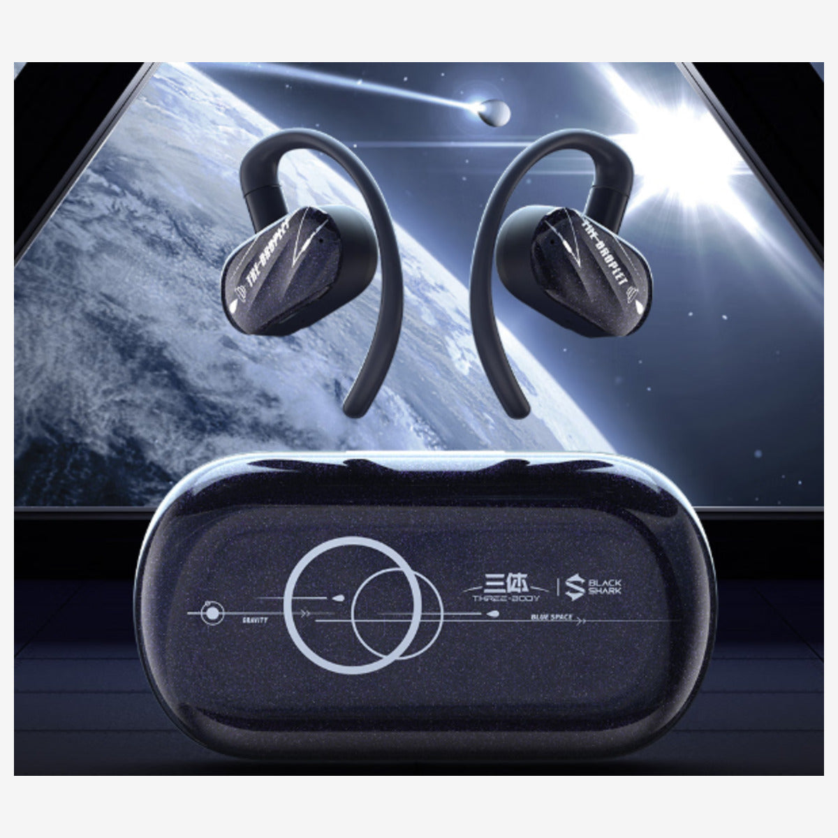 Black Shark T18 Three Body Edition – oordopjes en oplaadcase