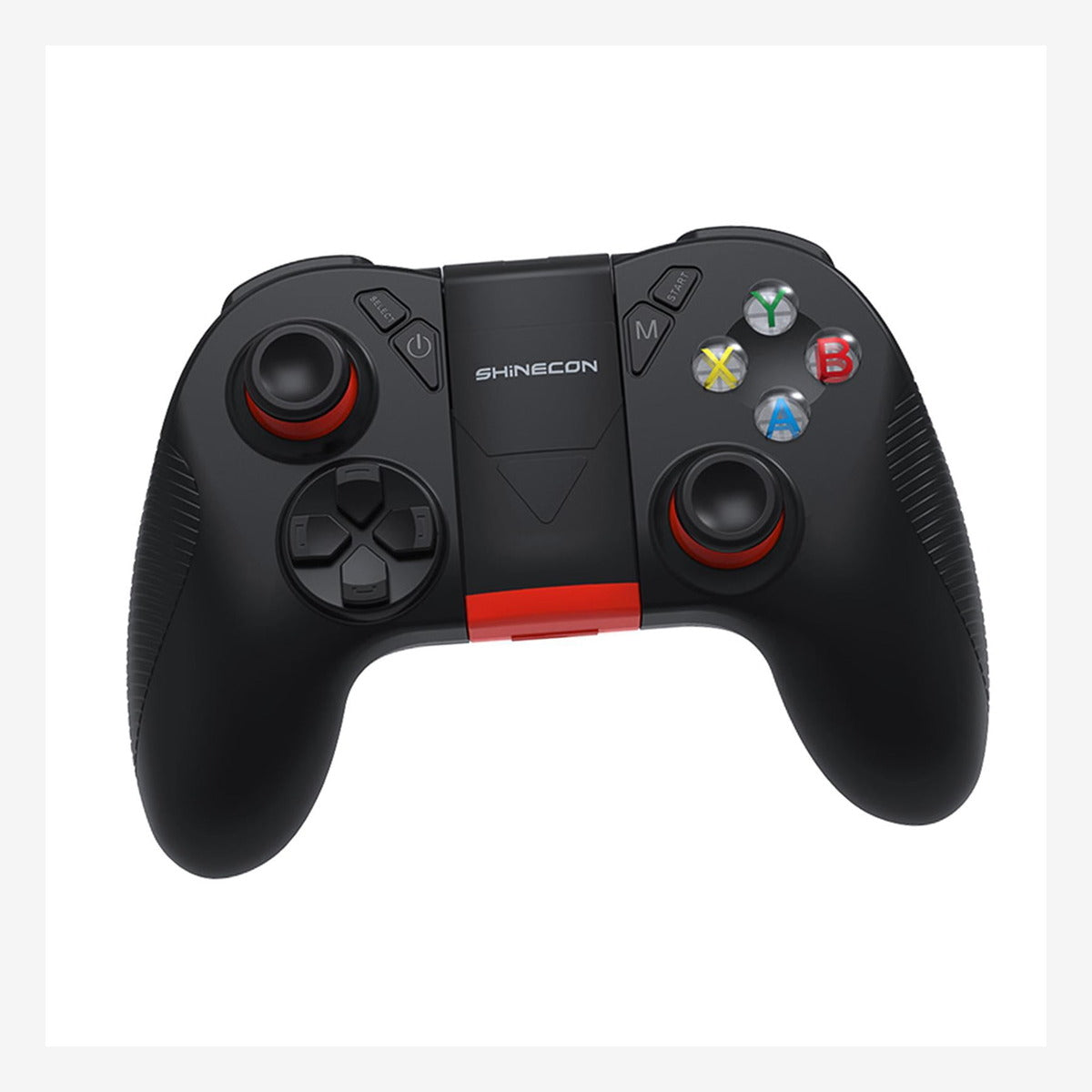 VR Shinecon SC-B04S draadloze gamecontroller zwart voorzijde