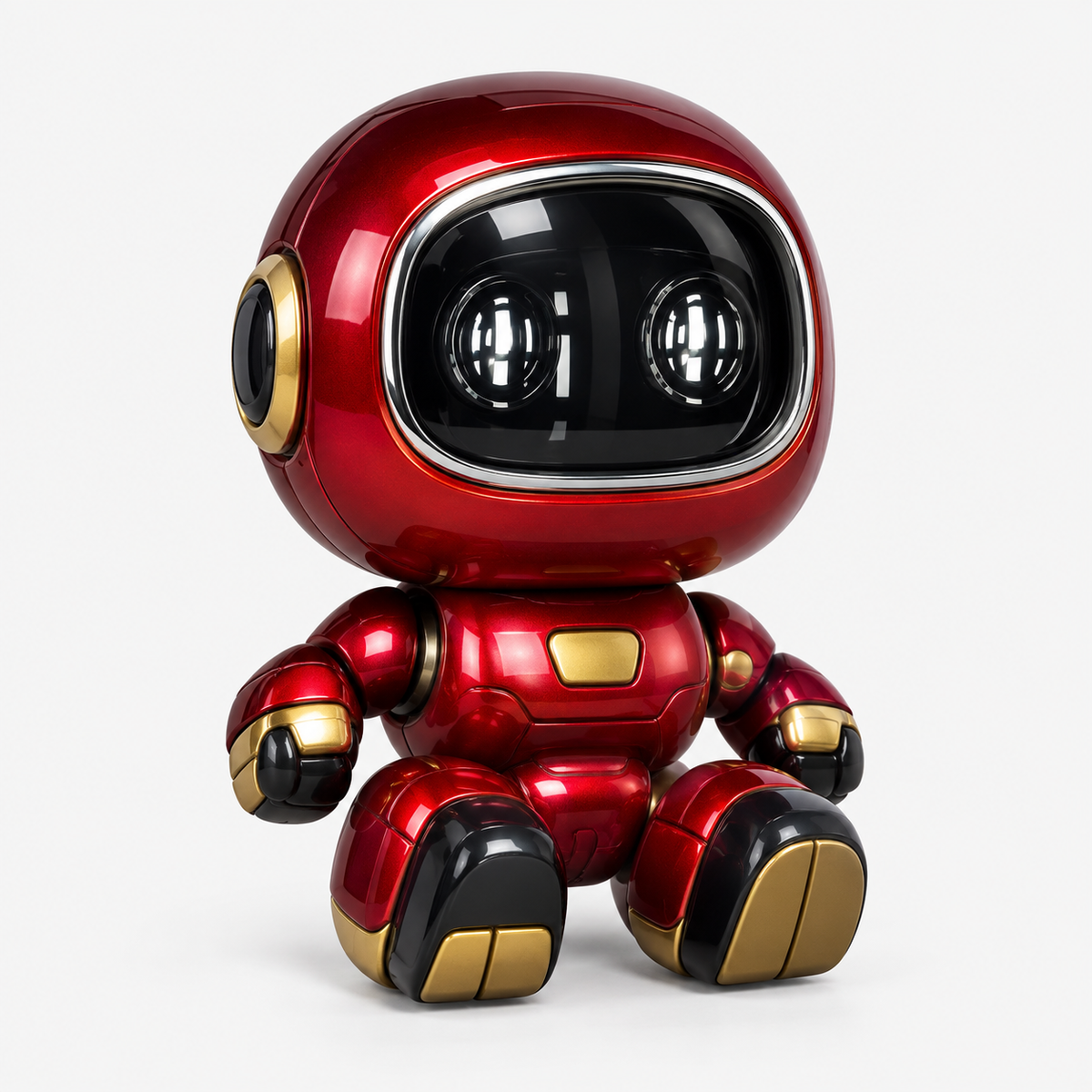 AI Robot in rood