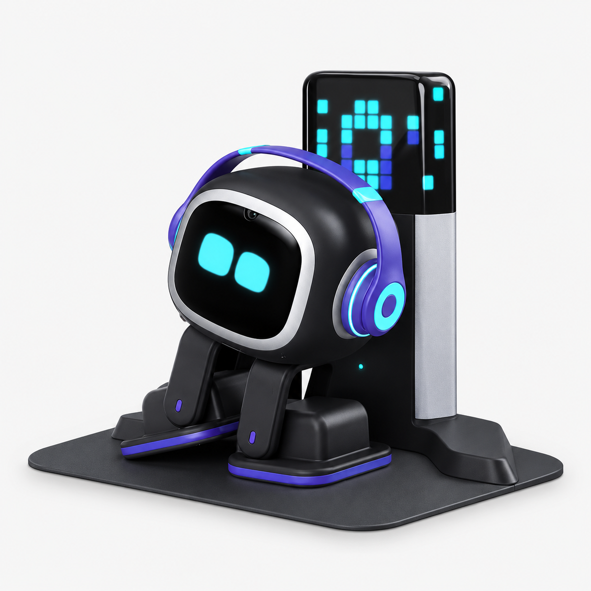 LivingAI EMO GO HOME | Interactieve robot met laadstation