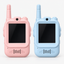 Set van twee video-walkietalkies in roze en lichtblauw