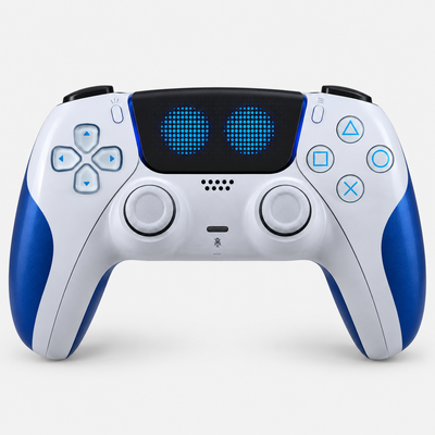 Controller voor PS5 Wit met robotprint