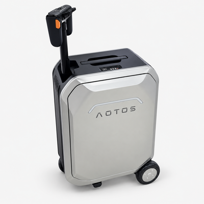 AOTOS L2 Elektrische Rijkoffer | 31 liter | Grijs – productfoto 1