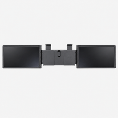 Dubbele 14-inch laptopmonitor zwart