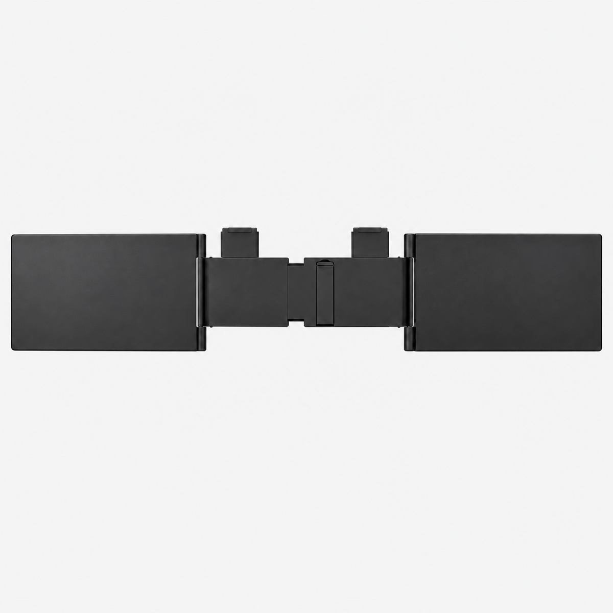 Dubbele 14-inch laptopmonitor zwart