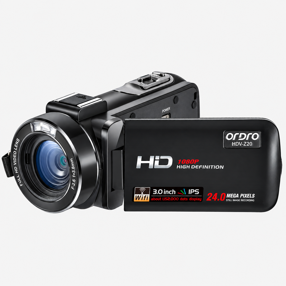 Z20 Zwart productfoto 1 met originele merk- en modelopdruk