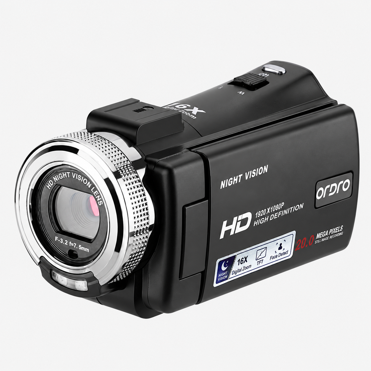 V12 Zwart/zilver productfoto 1 met originele merk- en modelopdruk