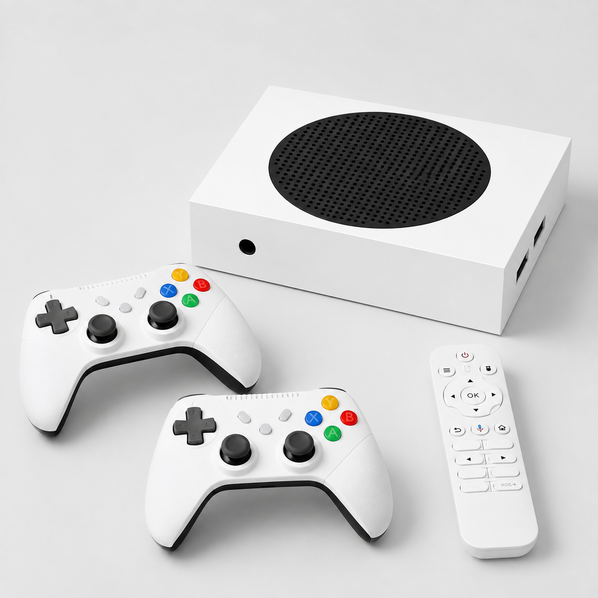 G8 Game Box met twee draadloze controllers en afstandsbediening