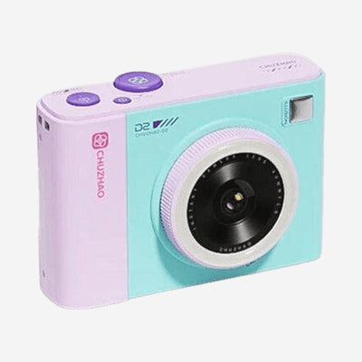 Chuzhao D2 Instant Camera - Direct Kleurenfoto Afdruk - Bluetooth - 2.8" Scherm - Sublimatie Print - Geel/Oranje