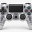 Merkloze PS4-controller Transparant (Crystal) – detail analoge sticks (kleurillustratie)