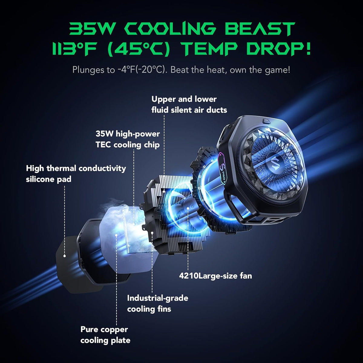 Black Shark MagCooler 5 Pro BR52, productbeeld 1