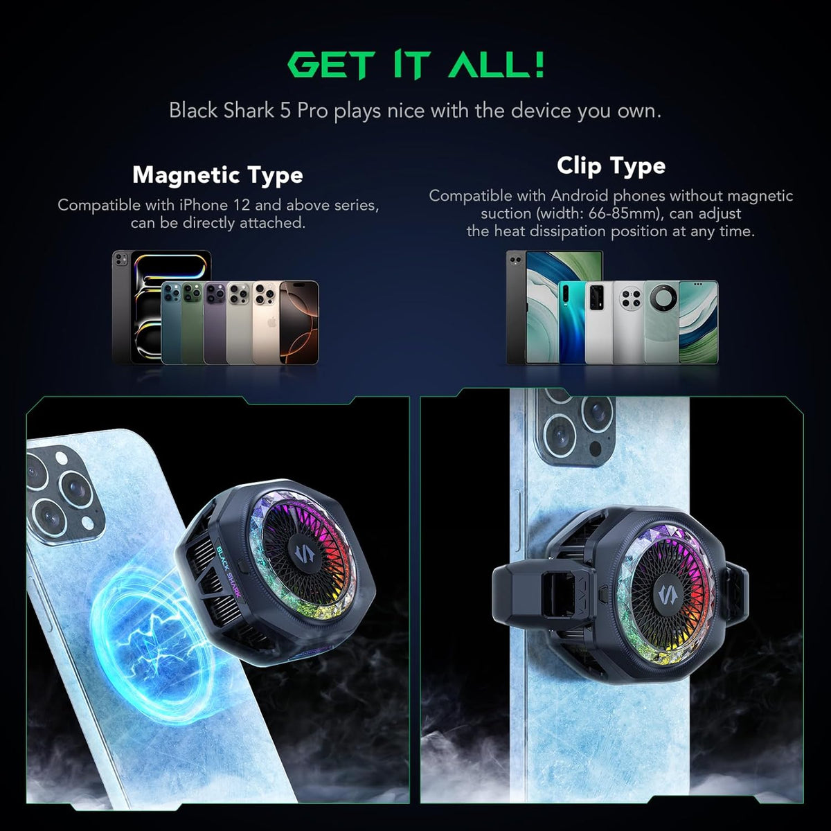 Black Shark MagCooler 5 Pro BR52, productbeeld 3