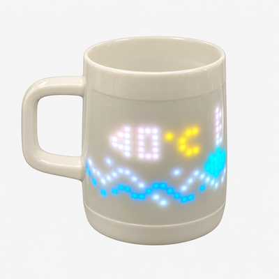 PixelMug P1 witte mok aanzicht 1